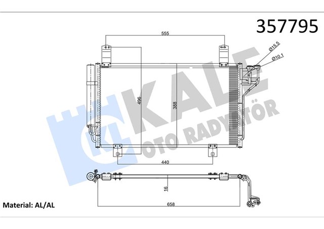 KONDENSER MAZDA CX - 5 2.0 11 - 
