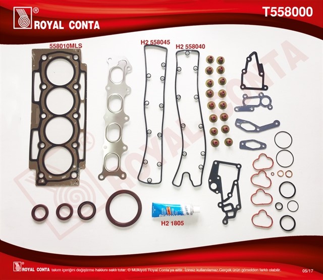 MOTOR TAKIM CONTA REINZ KECELI S.LASTIKLI P307 - P406 2.0 16V 136HP