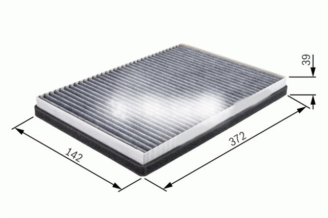 POLEN FILTRESI RENAULT ESPACE IV 02 OTOMATIK KLIMALI CUK3840