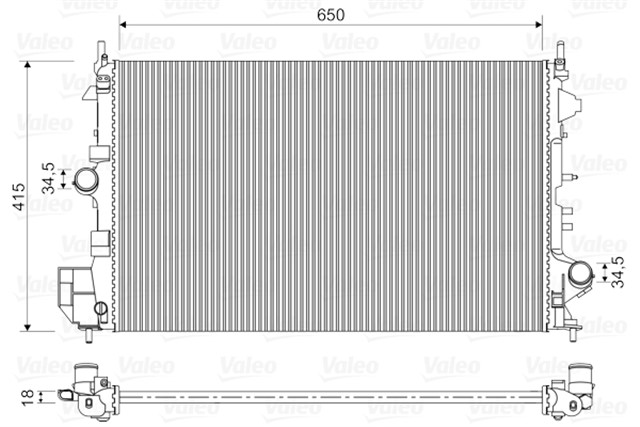 RADYATOR OPEL VECTRA C 1.6 Z16XEP