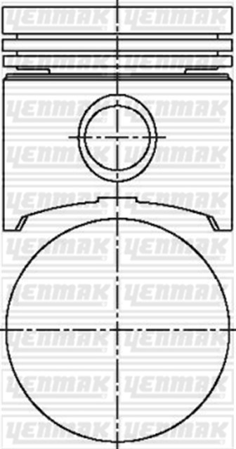 MOTOR PISTON SEGMAN STD R1227 - R1397 - R2387 - R4 2430 - R4 BREAK LONG - R4 F6R 2370 - R4 FOURGON NETTA