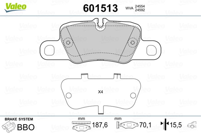 DISK FREN BALATASI ARKA PORSCHE PANAMERA DISK FREN BALATASI BINEK