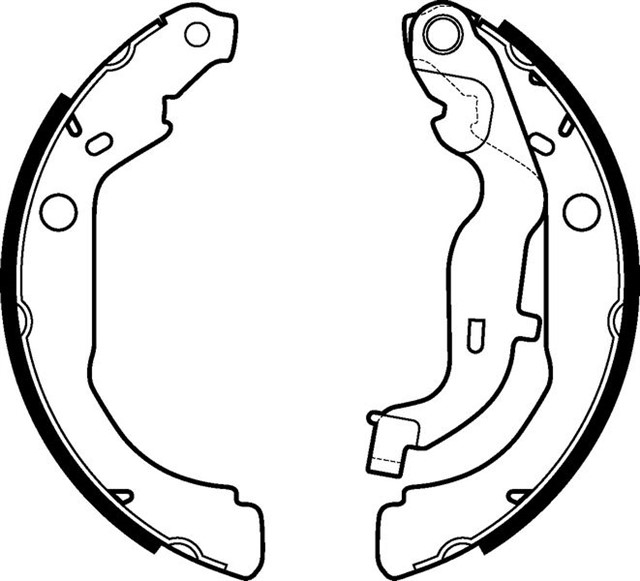 ARKA PABUC BALATA DACIA DUSTER 1.5 DCI - 1.6 - 1.6 16V 4X4 228.6X42