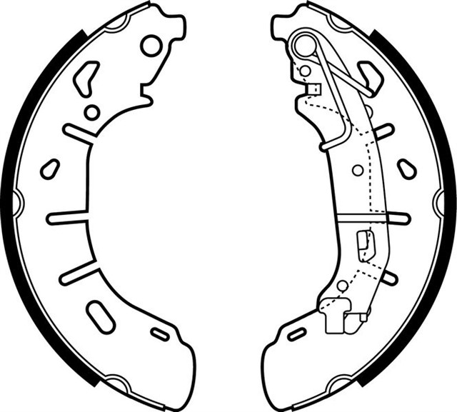 ARKA PABUC BALATA DOBLO 1.4 - 1.3D - 1.6D - 2.0D 10