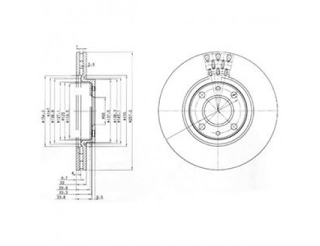 ON FREN AYNASI DOBLO - LINEA - FIORINO - BIPPER - NEMO - LINEA - 500 - BRAVO - MITO - IDEA 15JNT 257.5X22X4DLXHAVALI