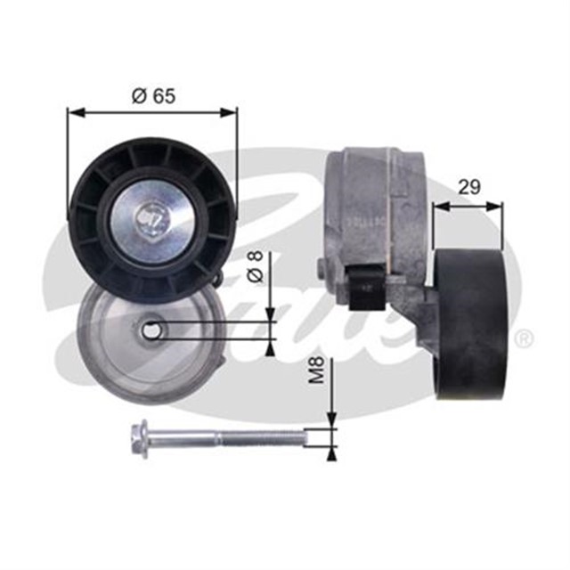 ALTERNATOR GERGI RULMANI KUTUKLU BRAVA - BRAVO I - II - MAREA - PALIO - PUNTO 1.9D - 1.9JTD