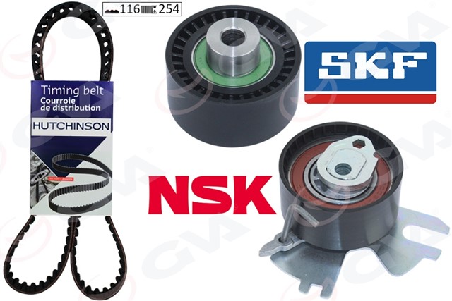 EKSANTRIK GERGI KITI 116X254 P307 - 308 - 407 - EXP - C4 - C5 - JUMPY - SCUDO - FOCUSII - CMAX 2.0D - 2.0HDI K015606XS
