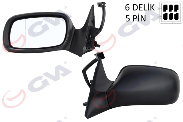 DIS DIKIZ AYNASI SOL ASTRA F 94 ELEKTRIKLI ISITMALI ASFERIK 5 FIS VM - 164EHL