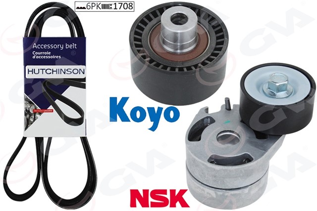 ALTERNATOR GERGI KITI KUTUKLU P206 - XSARA 1.4HDI - P407 - BERLINGO - C5 - 1.6 HDI KLIMALI K026PK1708