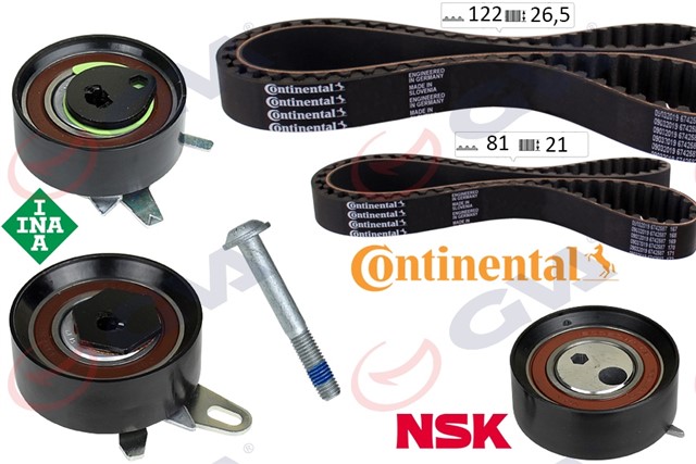 TRIGER SETI 122X26.5 - 081X21 T4 2.5TDI - LT35 2.5TDI ACV - ANJ - AVR K015323XS