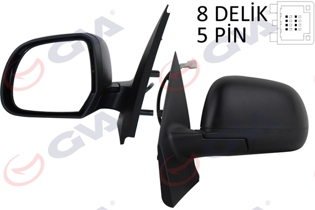 DIS DIKIZ AYNASI SOL DOKKER - LODGY 12 ELEKTRIKLI ISITMALI KONVEKS 5 FIS VM - 6803EHL