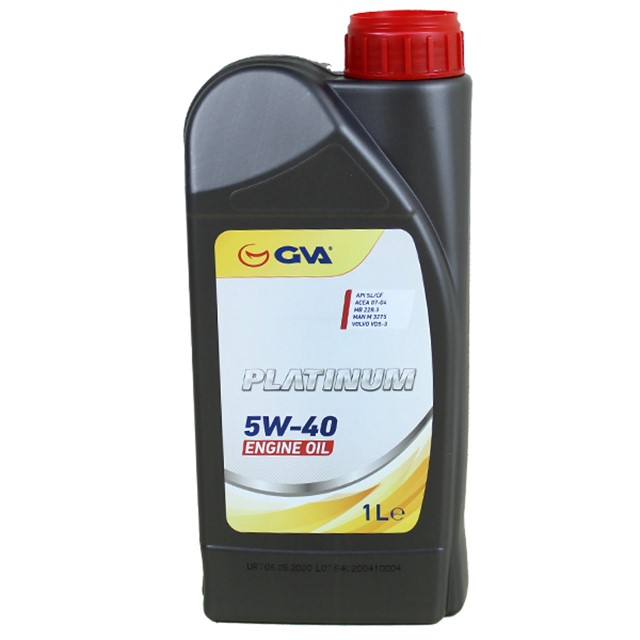 MOTOR YAGI 5W40 1 LT PLATINUM TAM SENTETIK API SL/CF