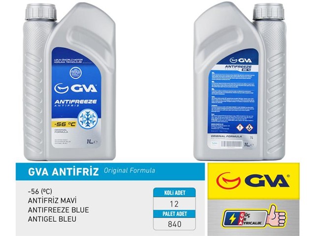ANTIFRIZ 1 LT - 56 C MAVI KOLI 12 AD