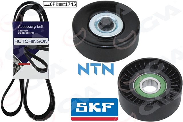 ALTERNATOR GERGI KITI TOURNEO CONNECT - TRANSIT CONNECT 1.8DI - TDCI 07 - KLIMALI 6PK1745