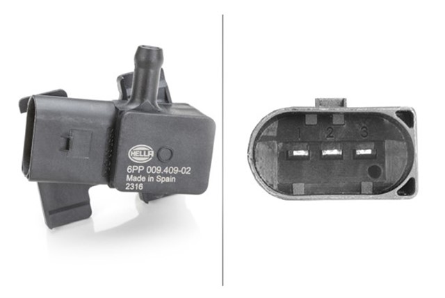 EGZOZ BASINC SENSORU BMW N47 N57 F20 F30 F10 E60 E84 E83 F25 F26 E70 E71 E72 MINI R55 R56