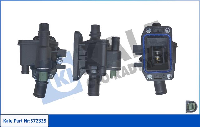 KOMPLE TERMOSTAT - PLASTIK GOVDELI 83 C CITROEN C1 - C2 - C3 I - NEMO - XSARA - FORD FIESTA V - FIESTA VI - FUSION MAZDA 2 - PEUGEOT 1007 - 206 - 206 SW - 206 - 307 - BIPPER - BIPPER TEPEE - TOYOTA AYGO