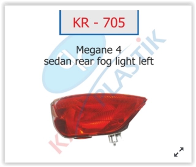 ARKA SIS FAR LAMBASI SOL MGN 4 SEDAN MODEL