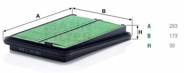 HAVA FILTRESI NISSAN QASHQAI II J11 13 X - TRAIL III 14 RENAULT KADJAR 15 KOLEOS II 16 1.2 TCE 1.3 TCE 1.5 DCI 1.6 DCI 2.0 DCI