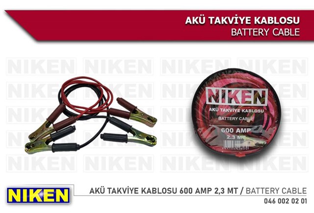 AKU TAKVIYE KABLOSU 600 AMP 2.3 MT