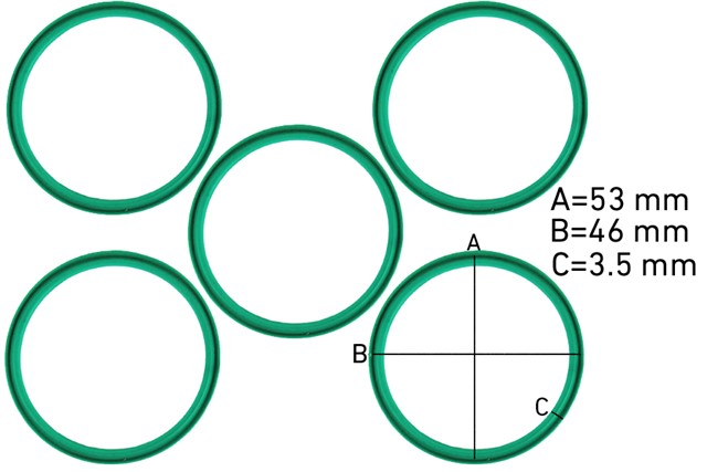 TURBO BORU ORINGI CLIO 4 - MEGANE 3 - FLUENCE - DUSTER - LODGY - SANDERO - CAPTUR - LGN 3 - LOGAN - 1.5DCI K9K EURO 5