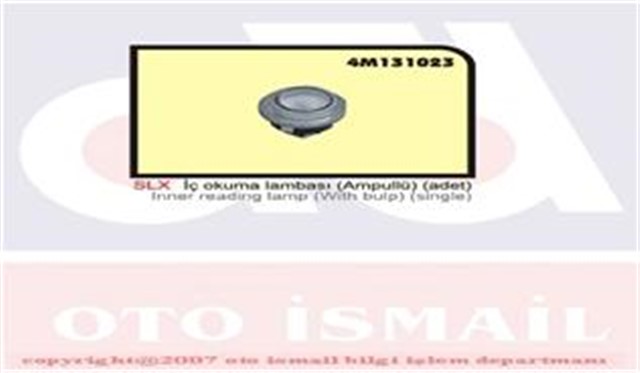 IC OKUMA LAMBASI AMPULLU SLX