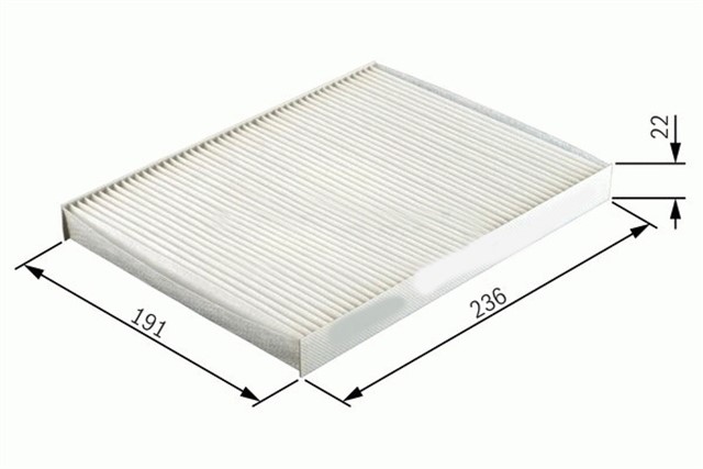 POLEN FILTRESI FIESTA VI 1.4 - 1.6TI - 1.4TDCI - 1.6TDCI 08