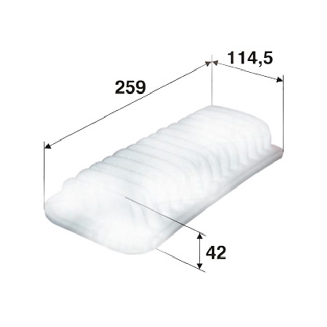 HAVA FILTRESI YARIS I 1.0 12V 99 - 06 - P107 05 C1 05 1.0