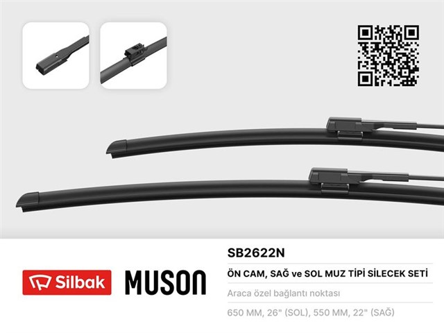 SILECEK SUPURGESI 650 550 GLE 167 12/18 MERCEDES GLS - CLASS 167 04 - 19