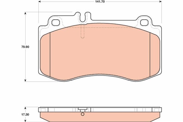 FREN BALATASI ON CLS ( C218 ) , CLS SHOOTING BRAKE ( X218 ) , E - CLASS ( W212 ) , E - CLASS T - MODEL ( S212 ) BM 2011 - 2018