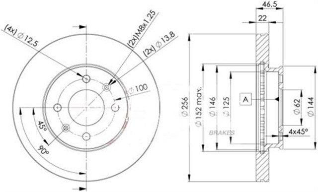 FREN DISKI ON ACCENT BLUE/I20/RIO BENZIN - DIZEL 2011 - 