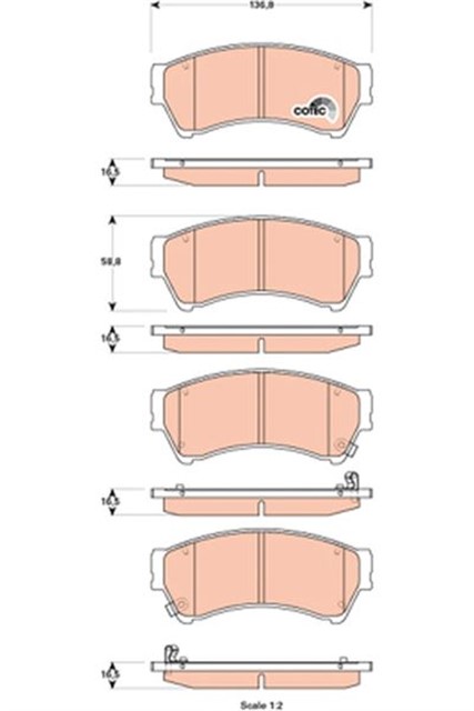 FREN BALATASI ON MAZDA 6 ( GH ) 2.0 08 - 12