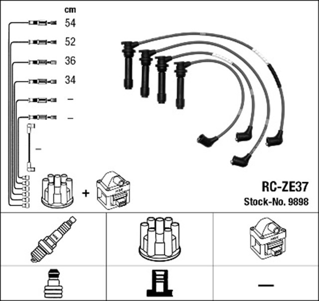 BUJI KABLOSU TAKIM 323 ( BA ) 1.5 95 - 98