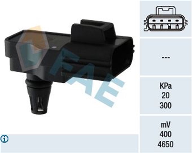 MAP SENSORU TRANSIT V - 347/JUMPER III / BOXER III 2.2 - 2.4 TDCI/HDI 06 - 