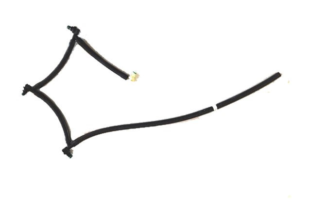 ENJEKTOR GERI DONUS HORTUMU UZUN P1007 - P107 - P206 - P307 - C1 - C2 - C3 - FIESTA - FUSION 1.4 HDI - TDCI DV4