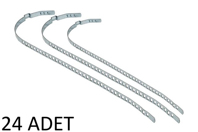 AKS KORUK KELEPCESI UNIVERSAL 9MM KISA PKT 24 LUK PASLANMAZ GALVENIZLI SAC