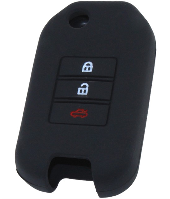 KONTAK ANAHTAR KUMANDA KORUYUCU KILIF SILIKON SIYAH HONDA CIVIC - CR - V - HR - V