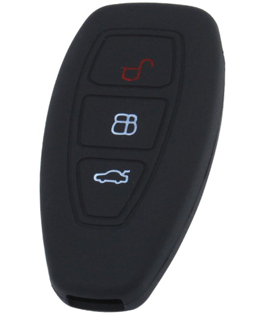 KONTAK ANAHTAR KUMANDA KORUYUCU KILIF SILIKON SIYAH FORD KUGA - FIESTA - MONDEO - C - MAX