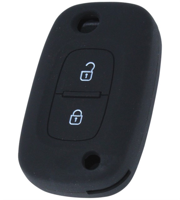 KONTAK ANAHTAR KUMANDA KORUYUCU KILIF SILIKON SIYAH RENAULT CLIO - MEGANE - KANGOO - MODUS
