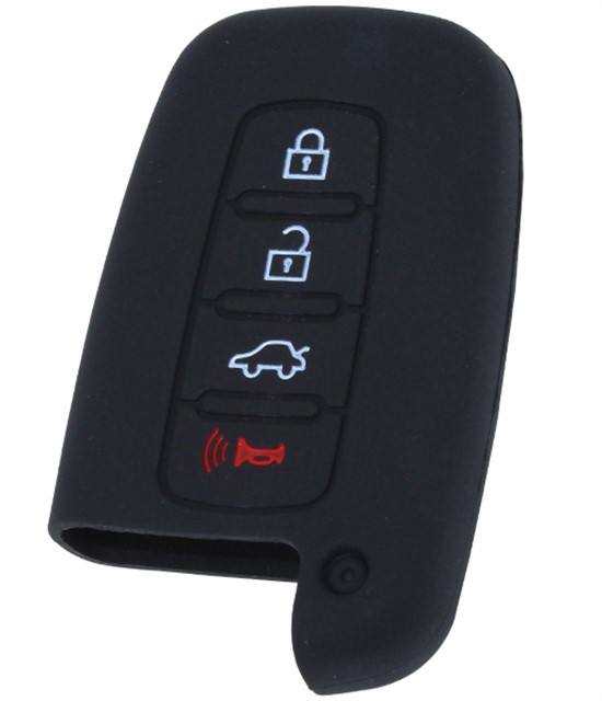 KONTAK ANAHTAR KUMANDA KORUYUCU KILIF SILIKON SIYAH HYUNDAI I30 - IX35 - TUCSON