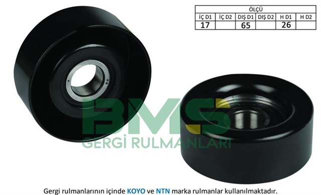 ALTERNATOR GERGI RULMANI ACCENT 05 GETZ - I10 - I20 - I30 - I40 1.5CRDI - 1.6CRDI - 1.7CRDI - BLUE 11 1.6CRDI