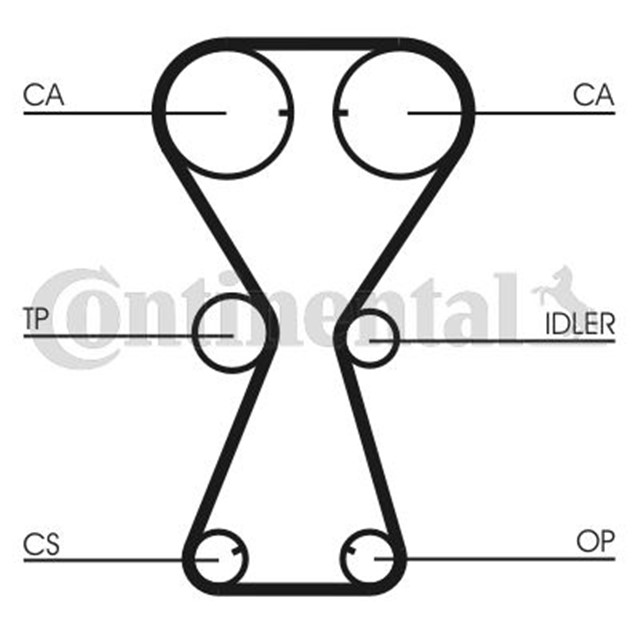 TRIGER KAYISI 124X260 TOYOTA COROLLA 1.3 16V 92 - 99 124 DIS 5358XS