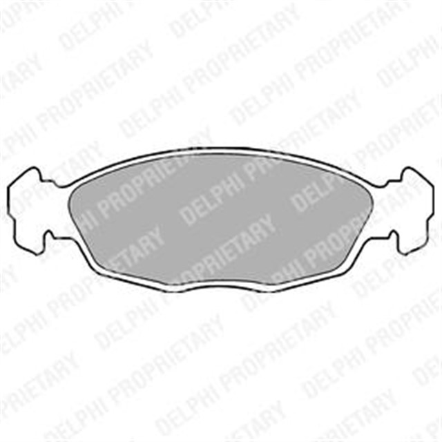 ON BALATA ASTRA F - CORSA A B - VECTRA A - TIGRA - 94 - 00 COMBO 1.4 - 1.6I - 1.7 D 92 - 00 GDB1040