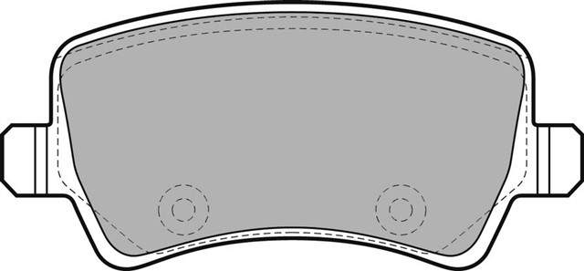 ARKA FREN BALATASI S - MAX 09 06 GALAXY III 06 VOLVO S60 10 S80 06 V60 - V70 06 XC60 08 XC70 06 RANGE ROVER EVOQUE 11