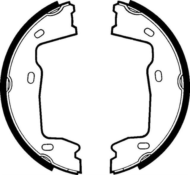 ARKA PABUC BALATA VECTRA A 1.8 88 - 95 ASCONA C KADDET D E