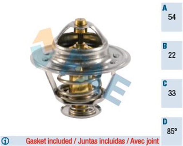 X TERMOSTAT CORSA B - C - ASTRA F - G - H - COMBO - VECTRA B 1.7 DTI - 1.7 CDT