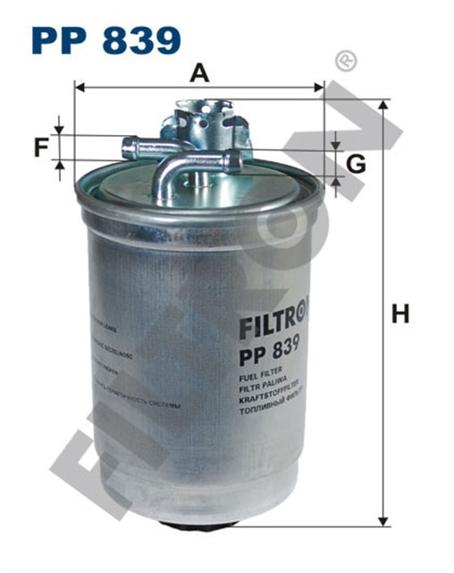 YAKIT FILTRESI [DIZEL] GOLF3 - PASSAT - T4 - SHARAN 1Y - 1Z - AAB - ACV - ABL - AFN 1.9 D - 1.9 TDI 91 - 03
