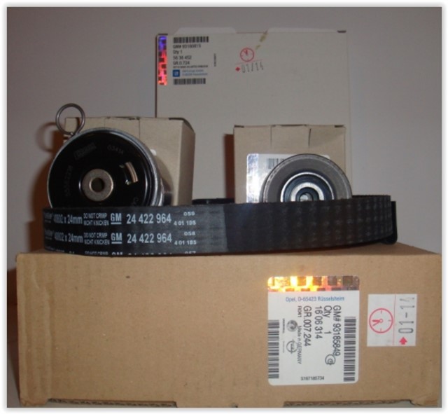 TRIGER SETI ASTRA G - H - J - INSIGNIA - VECTRA C - MOKKA - ZAFIRA B - C - CRUZE - AVEO Z16XEP - Z16XER - Z16LET - A16LET - A16XER - F14D4 - F16D3 - F16D4 04 - 