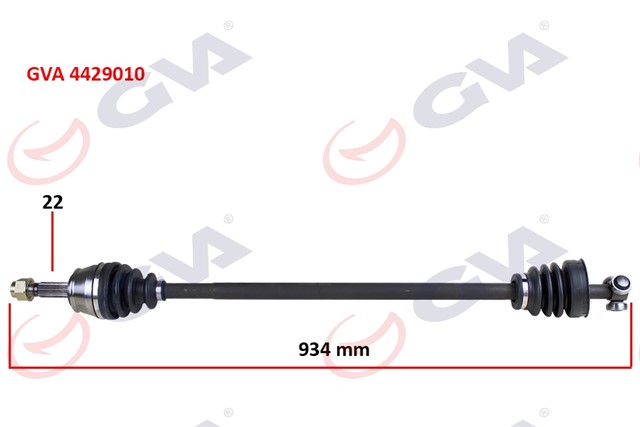 KOMPLE AKS SAG DOBLO 1.9D 01 934MM