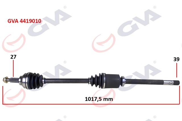KOMPLE AKS SAG TRAFIC II - OPEL VIVARO 1.9 DCI 01 1017MM