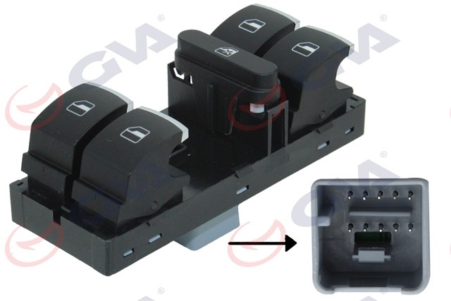 CAM ACMA DUGMESI ON SOL DORTLU - KROMLU GOLF5 - GOLF6 - JETTA - PASSAT - POLO - TIGUAN - ALTEA - LEON - TOLEDO - OCTAVIA 04 - 